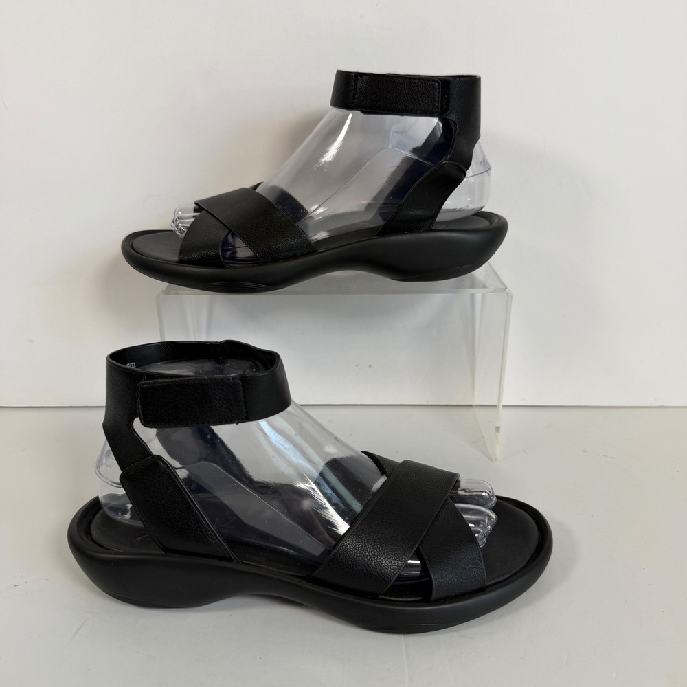 Naturalizer Gen N Black Sandals Womens 7.5 Comfort Ankle Strap Lightweight - Picture 2 of 8